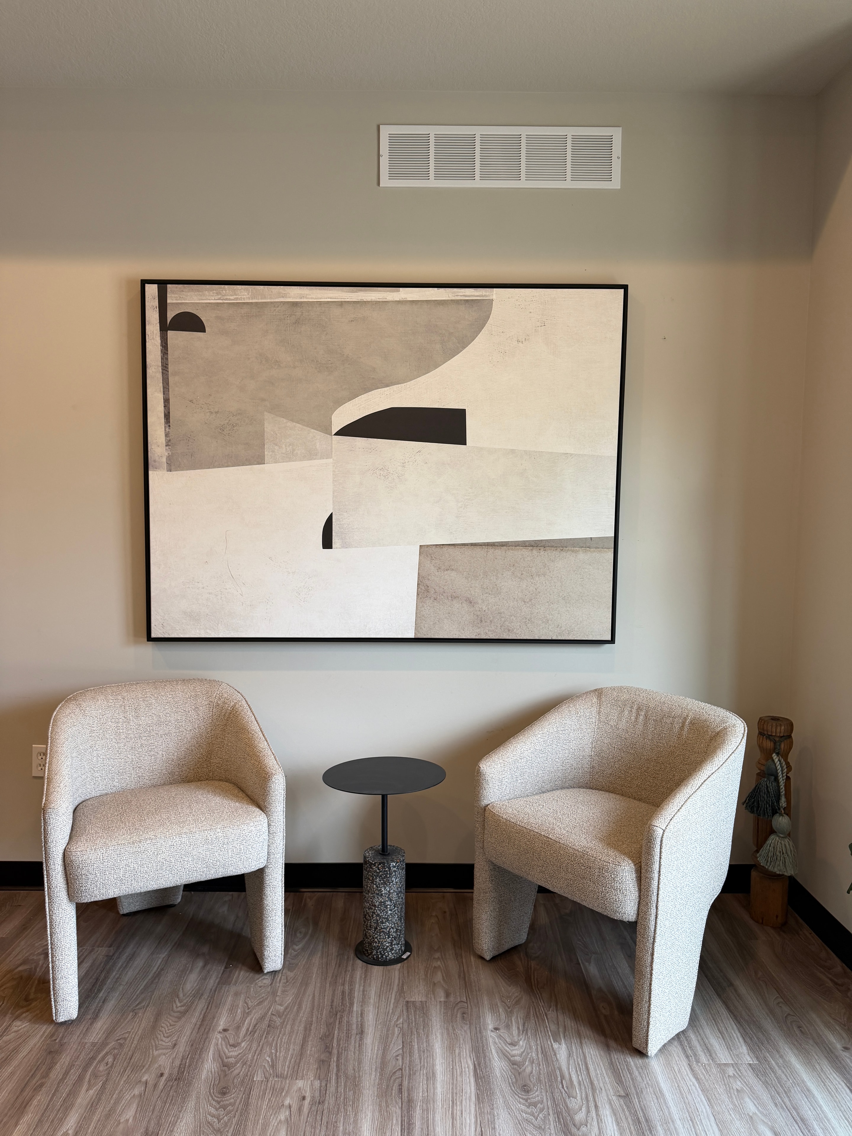 Lounge seating area