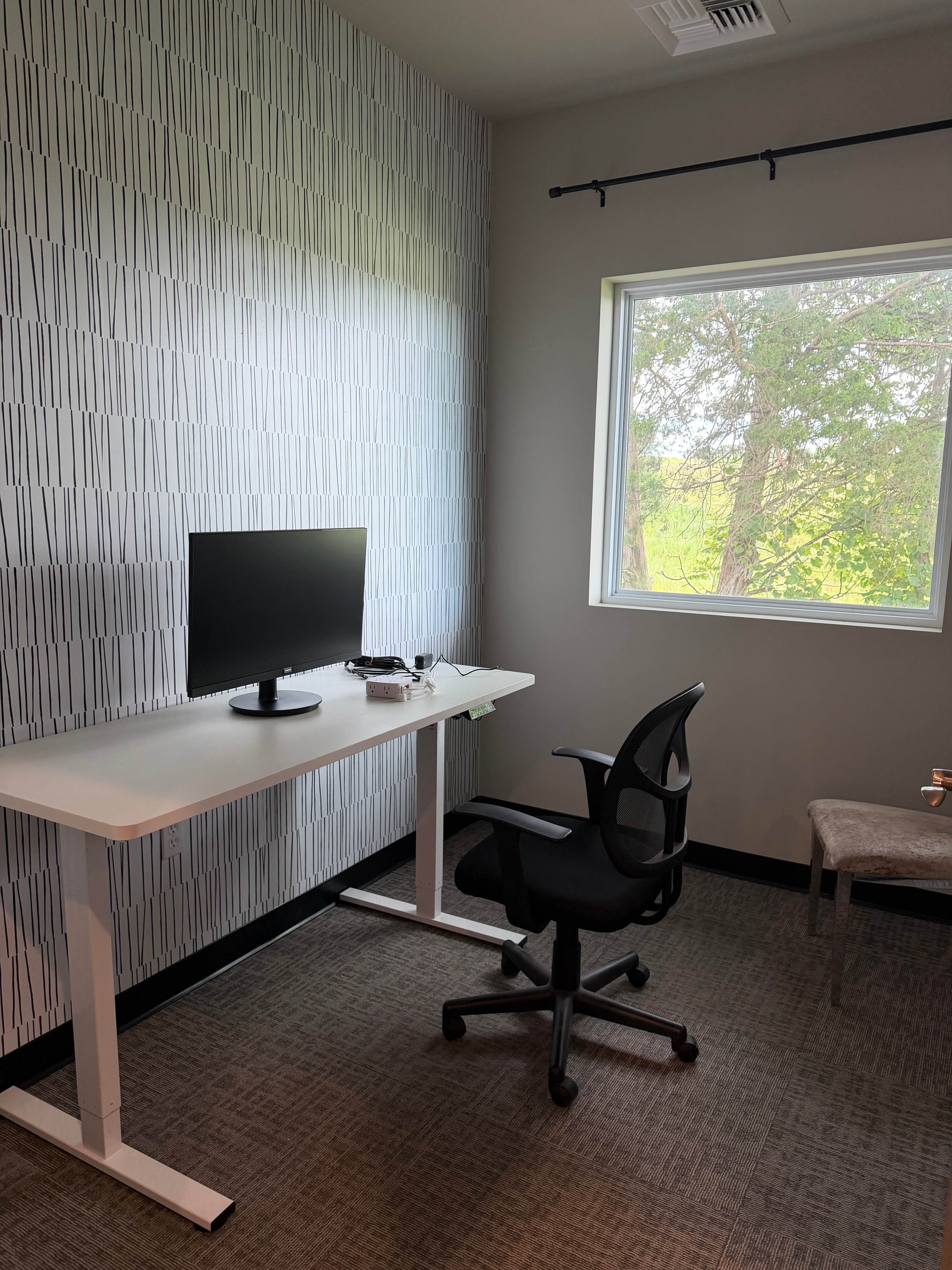 Private office workspace